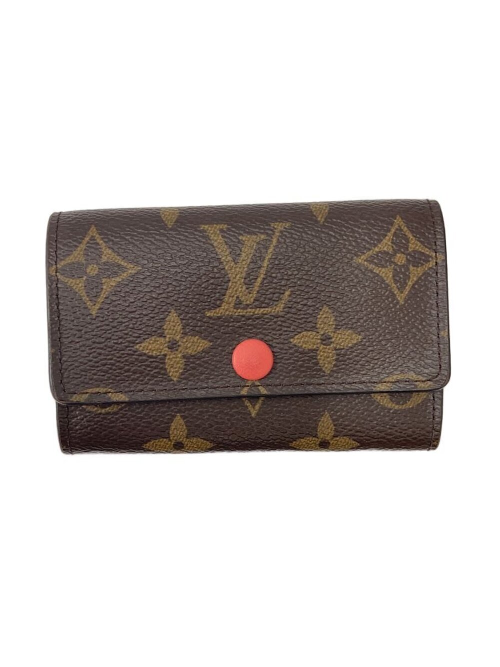 LOUIS VUITTON Multicles Monogram Canvas Poppy Petal Leather Pink All over